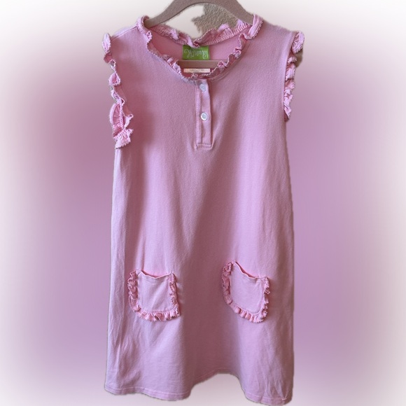 Classic Whimsy Pink Ruffle Dress - Picture 2 of 6